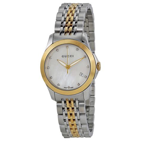 diamond women gucci watch|ladies Gucci watch diamond dial.